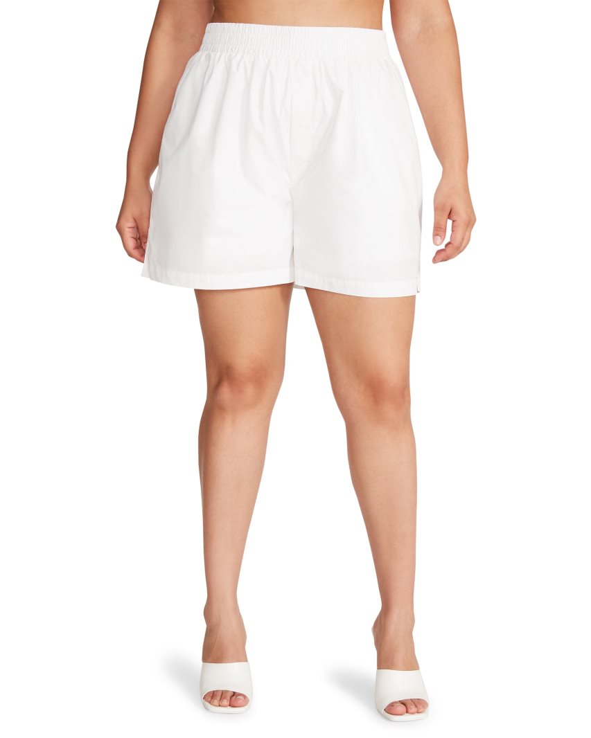 Pantalones Cortos Steve Madden Tish Mujer Blancas | ES ET9S36